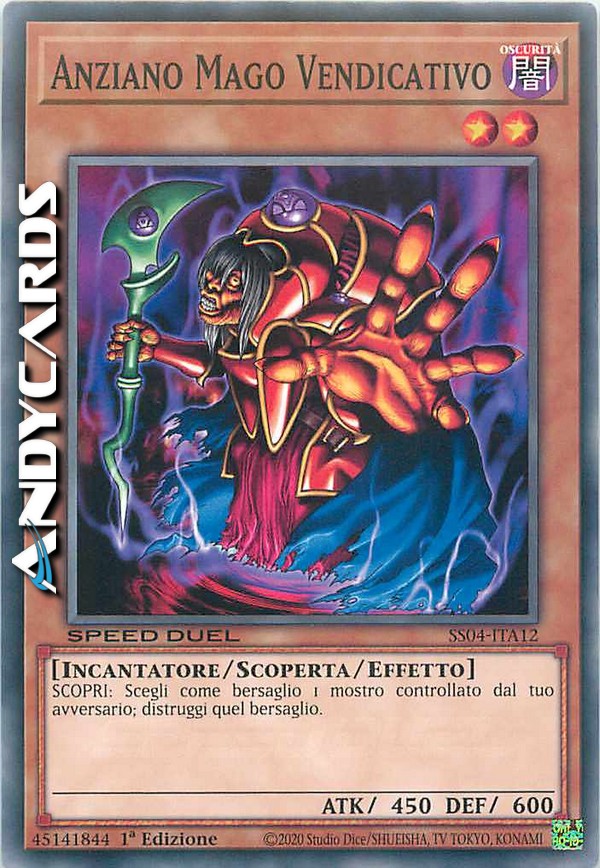 Clicca per ulteriori dettagli di - ANZIANO MAGO VENDICATIVO - ANZIANO MAGO VENDICATIVO