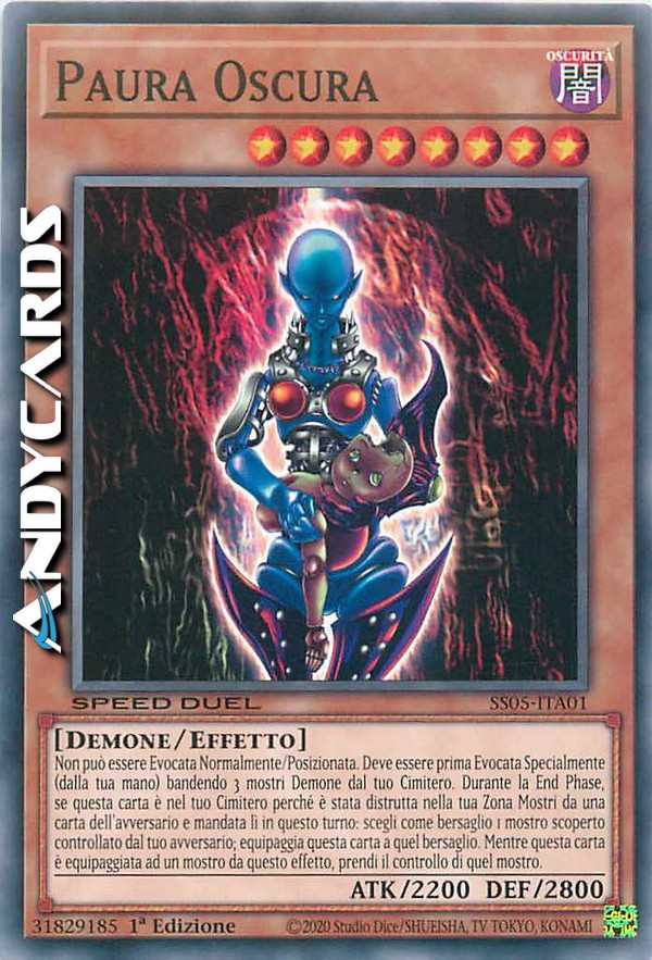 Clicca per ulteriori dettagli di - PAURA OSCURA - PAURA OSCURA