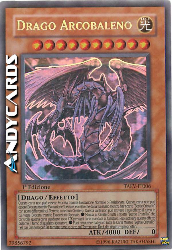 Clicca per ulteriori dettagli di - DRAGO ARCOBALENO - DRAGO ARCOBALENO