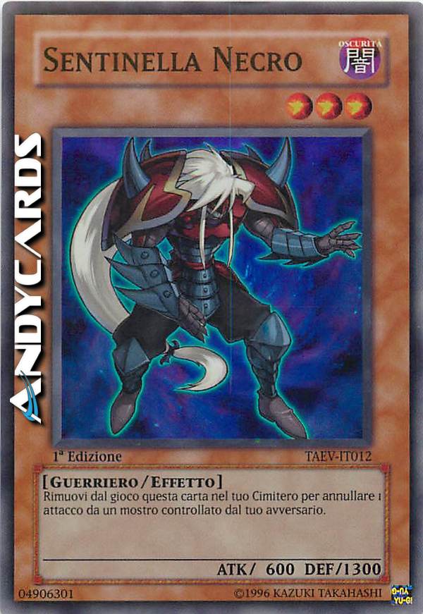 Clicca per ulteriori dettagli di - SENTINELLA NECRO - SENTINELLA NECRO