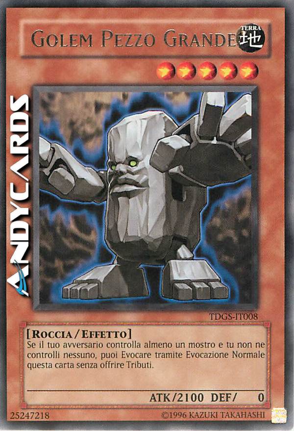 Clicca per ulteriori dettagli di - GOLEM PEZZO GRANDE - GOLEM PEZZO GRANDE