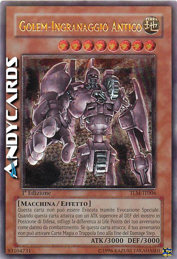 Clicca per ulteriori dettagli di - GOLEM-INGRANAGGIO ANTICO - GOLEM-INGRANAGGIO ANTICO