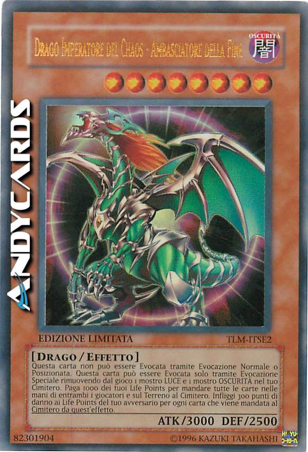Clicca per ulteriori dettagli di - DRAGO IMPERATORE DEL CHAOS - EMISSARIO DELLA FINE - DRAGO IMPERATORE DEL CHAOS - EMISSARIO DELLA FINE