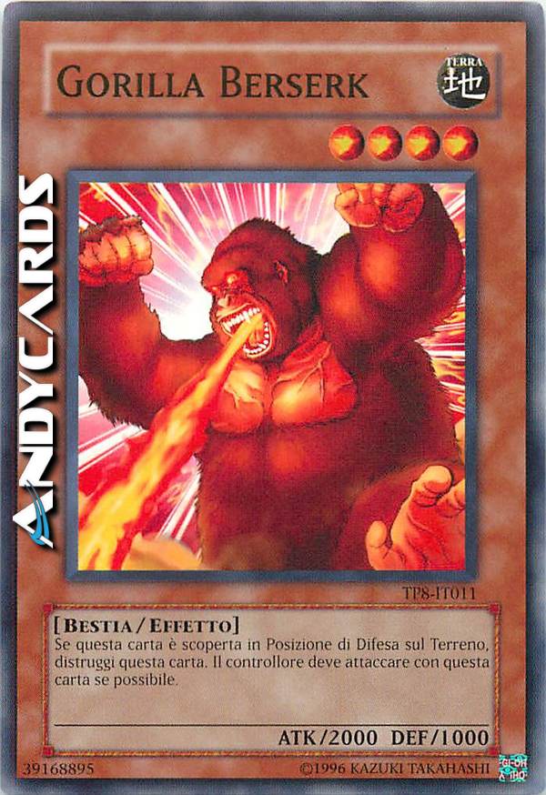 Clicca per ulteriori dettagli di - GORILLA BERSERK - GORILLA BERSERK