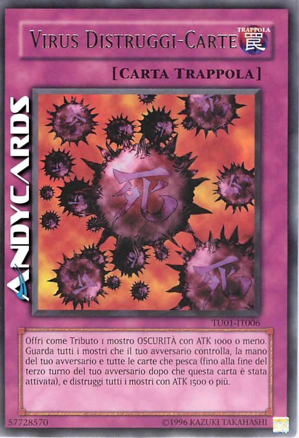 Clicca per ulteriori dettagli di - VIRUS DISTRUGGI-CARTE - VIRUS DISTRUGGI-CARTE