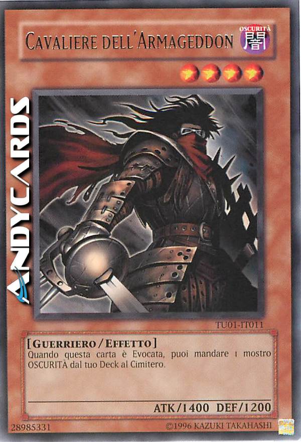 Clicca per ulteriori dettagli di - CAVALIERE DELL'ARMAGEDDON - CAVALIERE DELL'ARMAGEDDON