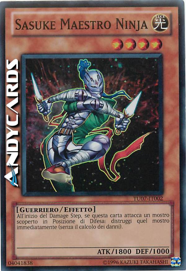 Clicca per ulteriori dettagli di - SASUKE MAESTRO NINJA - SASUKE MAESTRO NINJA