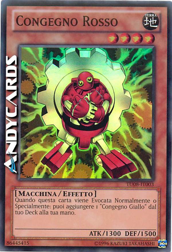 Clicca per ulteriori dettagli di - CONGEGNO ROSSO - CONGEGNO ROSSO