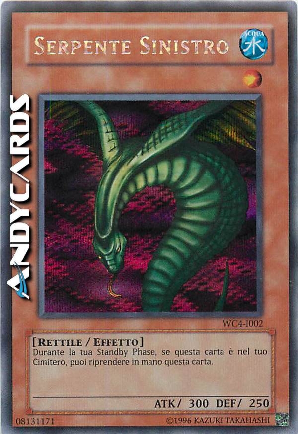 Clicca per ulteriori dettagli di - SERPENTE SINISTRO - SERPENTE SINISTRO
