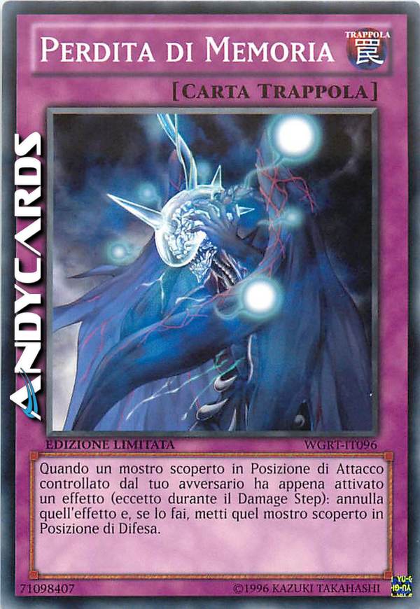 Clicca per ulteriori dettagli di - PERDITA DI MEMORIA - PERDITA DI MEMORIA