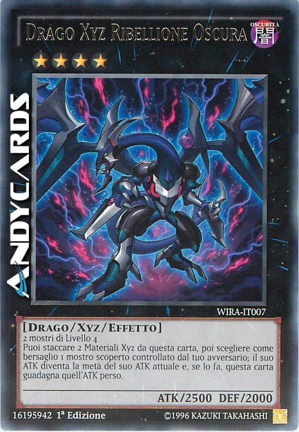 Clicca per ulteriori dettagli di - DRAGO XYZ RIBELLIONE OSCURA - DRAGO XYZ RIBELLIONE OSCURA