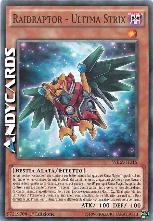 Clicca per ulteriori dettagli di - RAIDRAPTOR - ULTIMA STRIX - RAIDRAPTOR - ULTIMA STRIX
