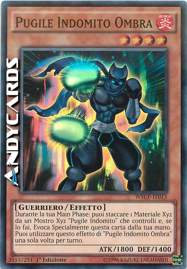 Clicca per ulteriori dettagli di - PUGILE INDOMITO OMBRA - PUGILE INDOMITO OMBRA