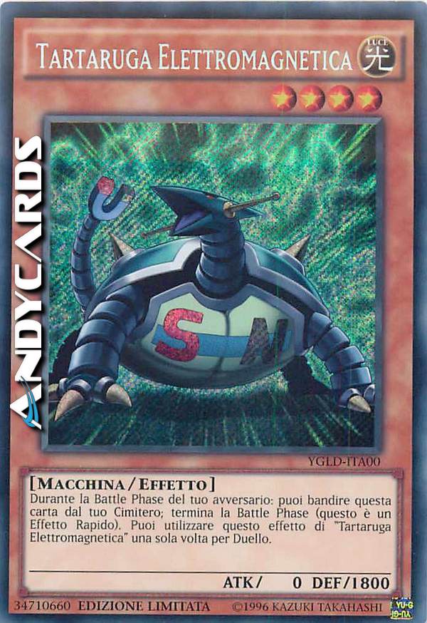 Clicca per ulteriori dettagli di - TARTARUGA ELETTROMAGNETICA - TARTARUGA ELETTROMAGNETICA