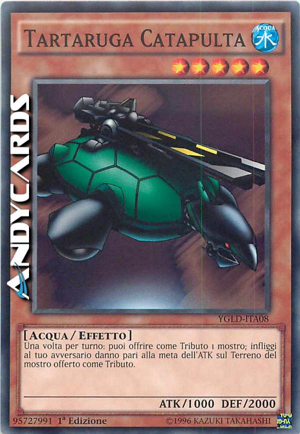 Clicca per ulteriori dettagli di - TARTARUGA CATAPULTA - TARTARUGA CATAPULTA