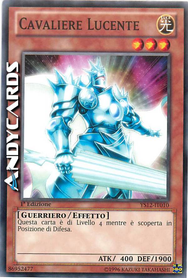 Clicca per ulteriori dettagli di - CAVALIERE LUCENTE - CAVALIERE LUCENTE