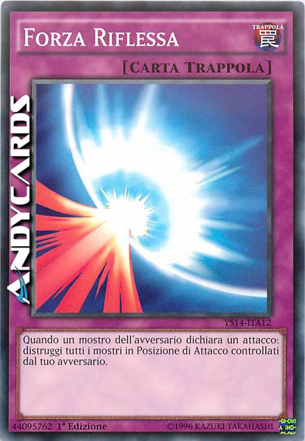 Clicca per ulteriori dettagli di - FORZA RIFLESSA - FORZA RIFLESSA