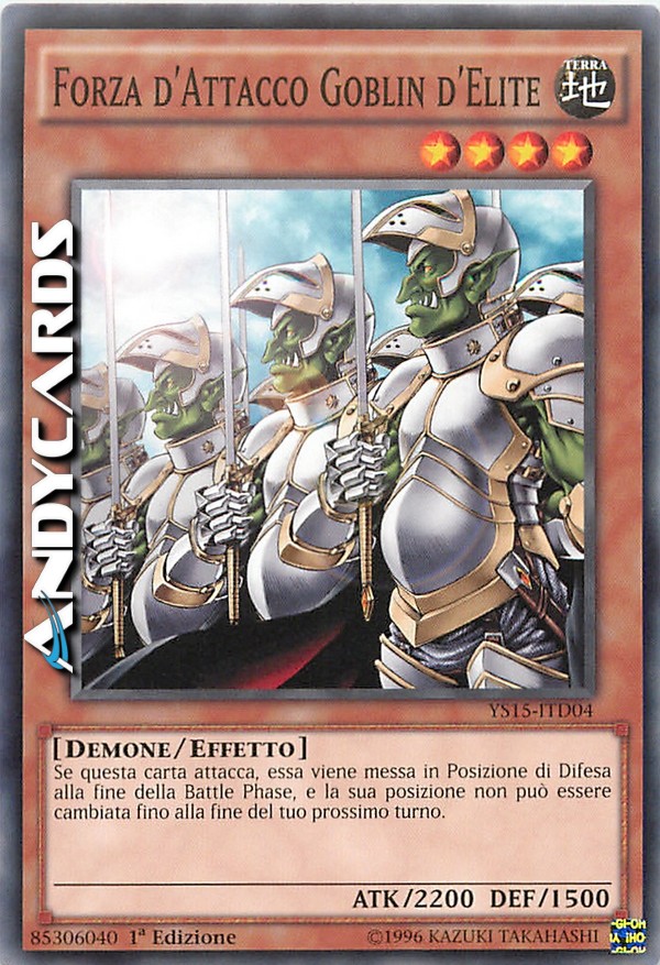 Clicca per ulteriori dettagli di - FORZA D'ATTACCO GOBLIN D'ELITE - FORZA D'ATTACCO GOBLIN D'ELITE