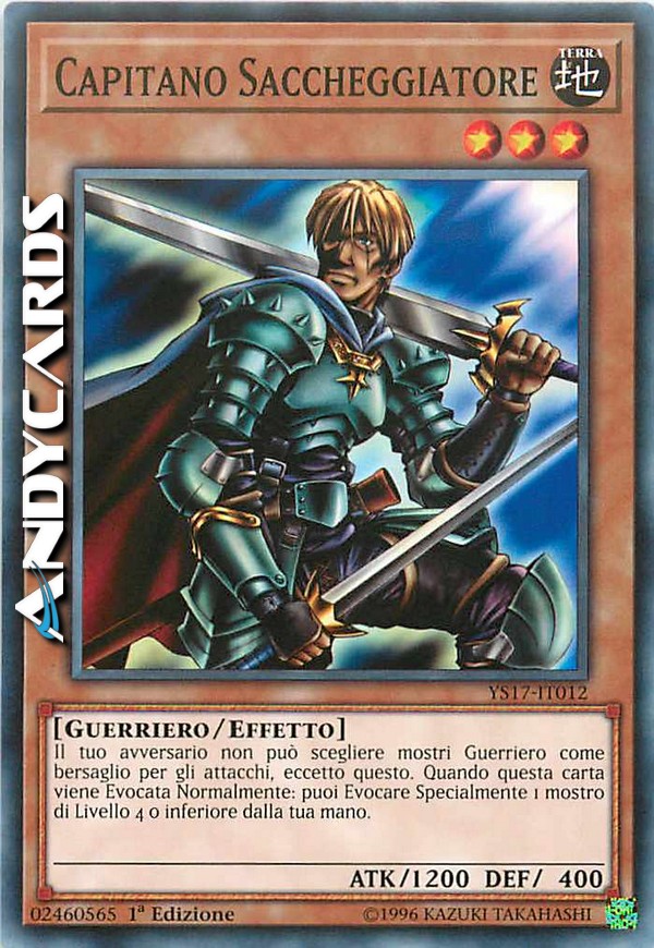 Clicca per ulteriori dettagli di - CAPITANO SACCHEGGIATORE - CAPITANO SACCHEGGIATORE
