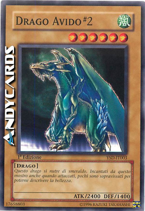 Clicca per ulteriori dettagli di - DRAGO AVIDO #2 - DRAGO AVIDO #2