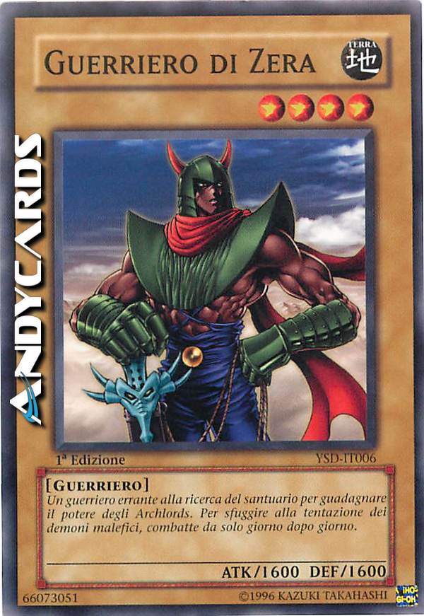 Clicca per ulteriori dettagli di - GUERRIERO DI ZERA - GUERRIERO DI ZERA