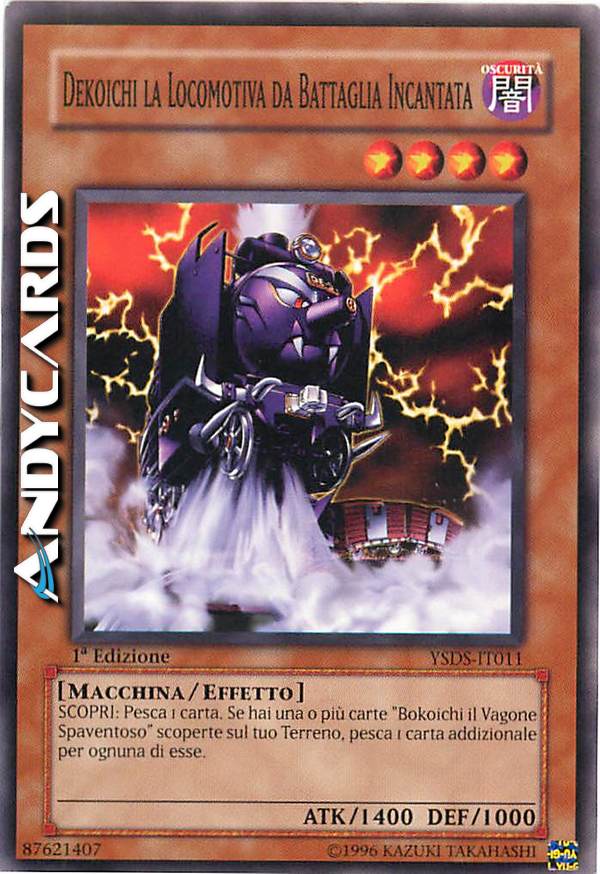Clicca per ulteriori dettagli di - DEKOICHI LA LOCOMOTIVA DA BATTAGLIA INCANTATA - DEKOICHI LA LOCOMOTIVA DA BATTAGLIA INCANTATA
