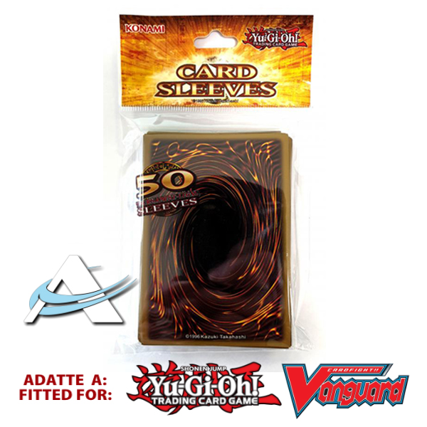 50 Bustine Protettive CARD BACK RETRO Small Sleeves KONAMI YUGIOH ANDYCARDS