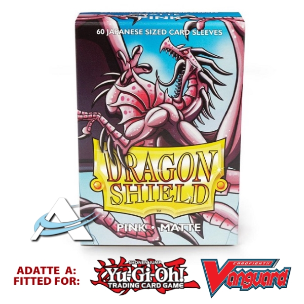 60 Bustine Protettive Mini Japanese Size Sleeves DRAGON SHIELD Matte • PETROL